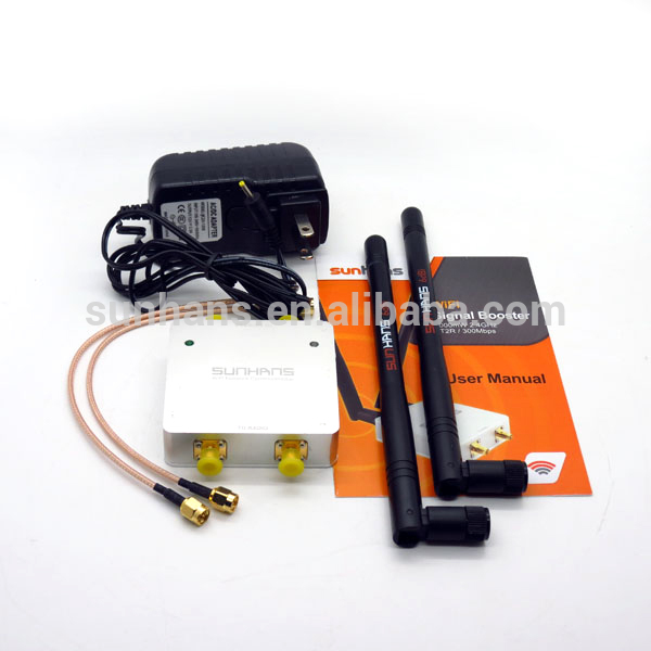 Wireless signal booster for internet